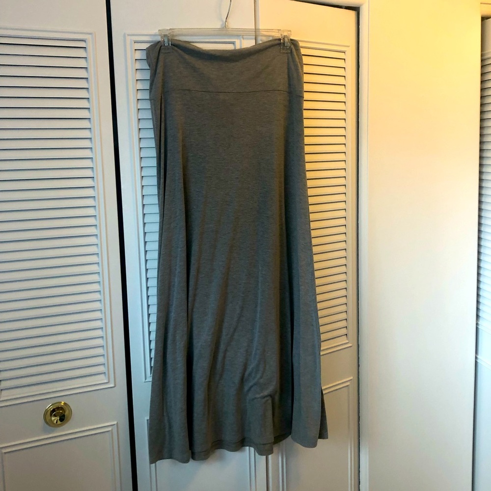 Grey maxi skirt